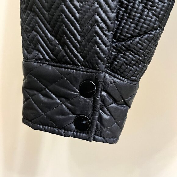 Kenneth Cole Reaction Black Coat size S Polyester Quilted Structured - Picture 11 of 11